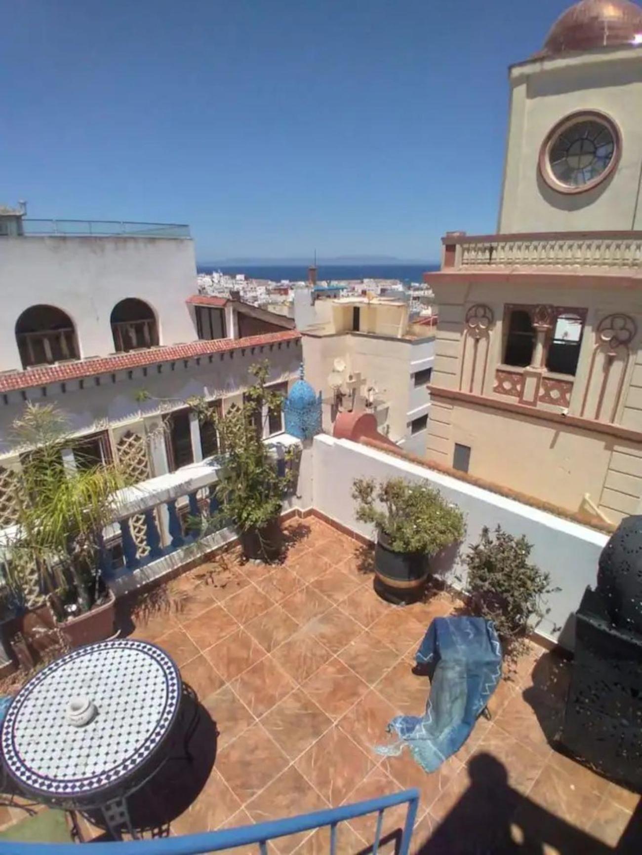 Tangier Medina Roof Top Apartment With Ocean Views Exterior photo